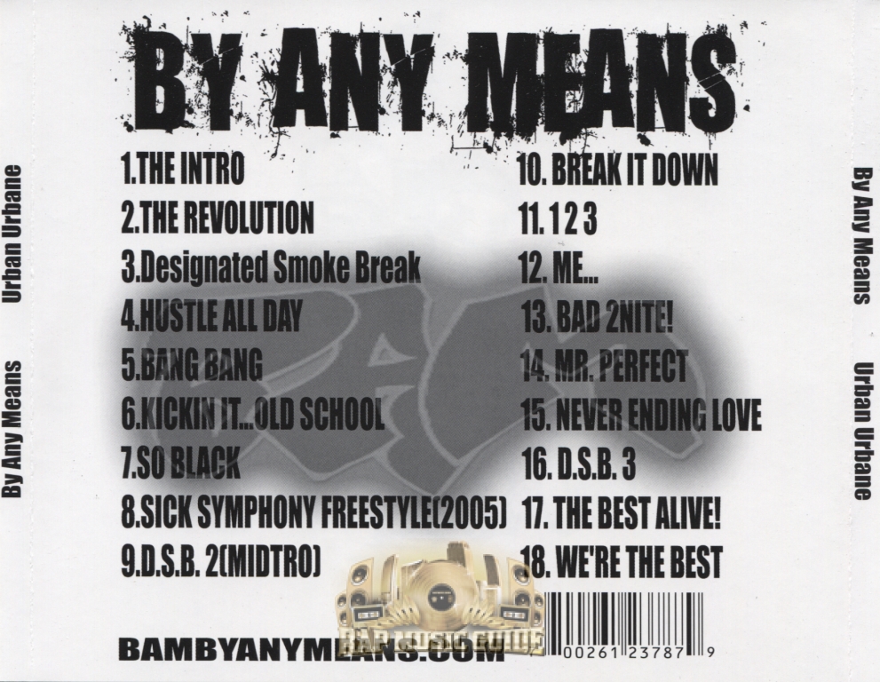 By Any Means Urban Urbane CD Rap Music Guide